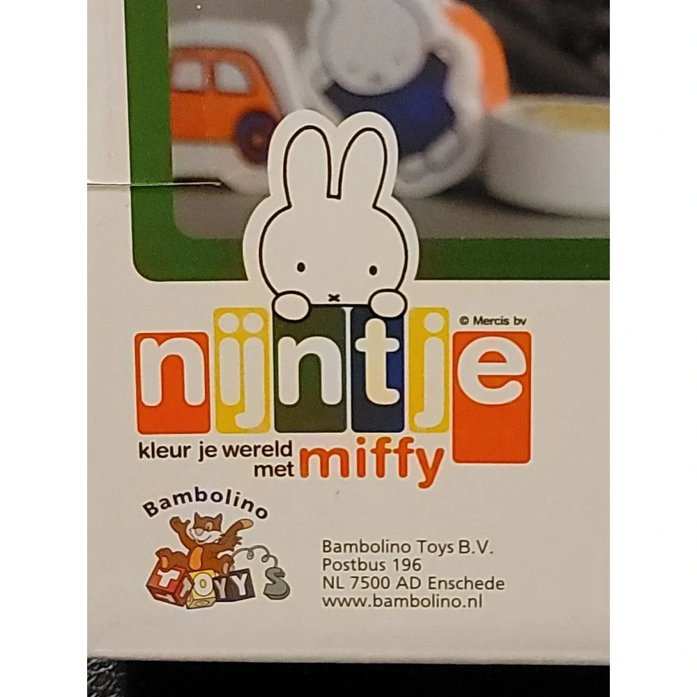 NEW Nijntje MIFFY Wooden Lacing Beads for Toddlers Bambolino Toys Netherlands
